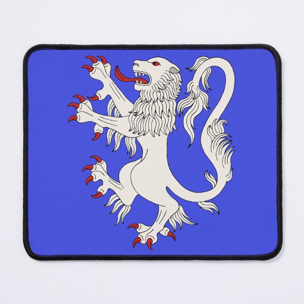 Item preview, Lion Rampant Argent designed and sold by Azure Lion Productions.