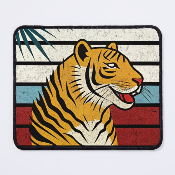 Item preview, Retro Vintage Tiger Aesthetic Illustration Art designed and sold by Yas_oma.