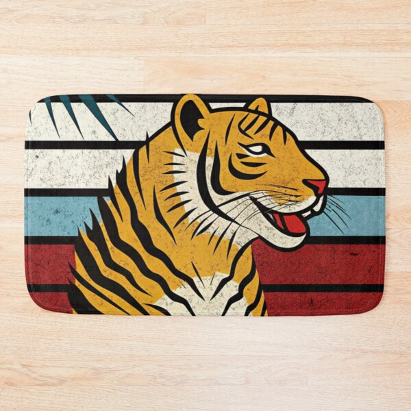 Item preview, Retro Vintage Tiger Aesthetic Illustration Art designed and sold by Yas_oma.