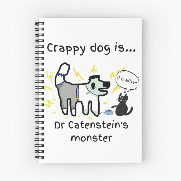 Item preview, Crappy dog is Dr Catenstein's monster! (not frankenstein) designed and sold by TheRubberOnion.