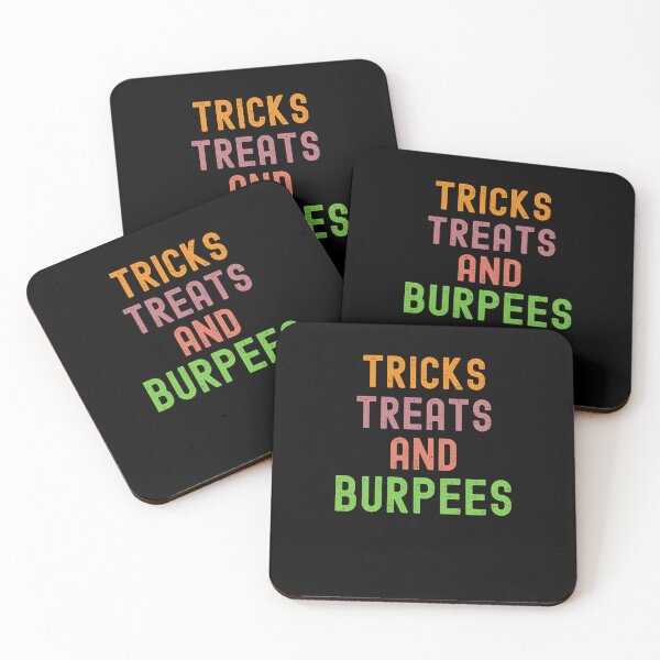 Item preview, Tricks Treats and Burpees funny designed and sold by snowry.