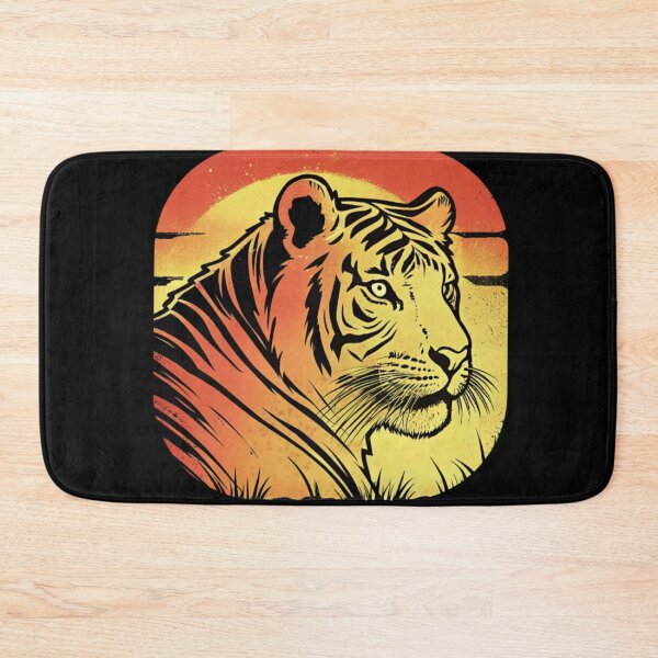 Item preview, Retro Vintage Tiger Aesthetic Illustration Art designed and sold by Yas_oma.