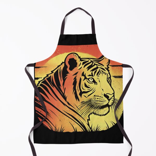 Item preview, Retro Vintage Tiger Aesthetic Illustration Art designed and sold by Yas_oma.