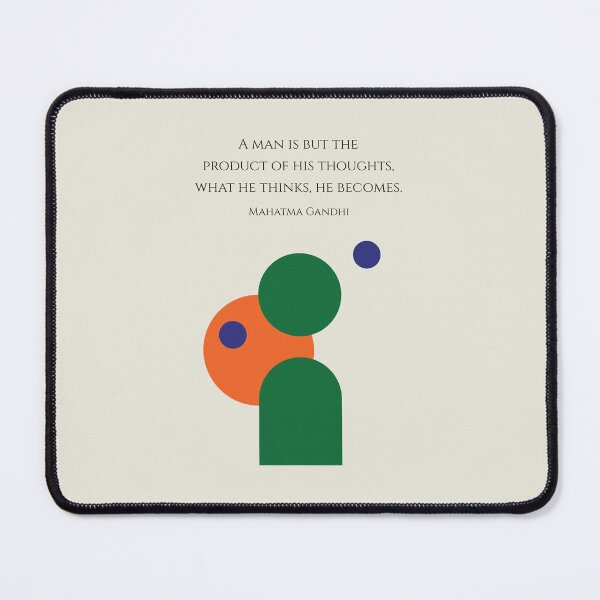 Item preview, Product of Thoughts Mahatma Gandhi Quote India Peace designed and sold by kakarikihill.