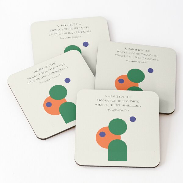 Item preview, Product of Thoughts Mahatma Gandhi Quote India Peace designed and sold by kakarikihill.