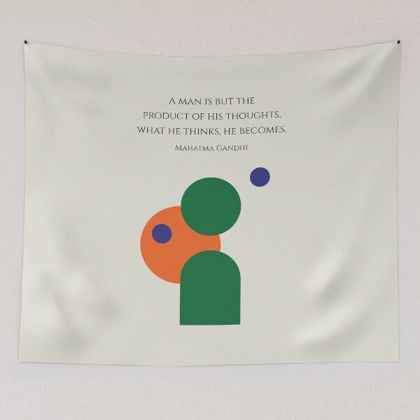 Item preview, Product of Thoughts Mahatma Gandhi Quote India Peace designed and sold by kakarikihill.
