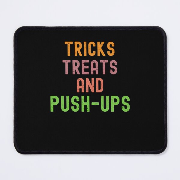 Item preview, Tricks Treats and Push-ups funny Halloween workout designed and sold by snowry.
