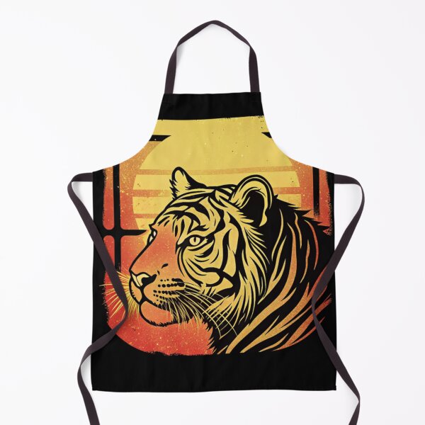 Item preview, Retro Vintage Tiger Aesthetic Illustration Art designed and sold by Yas_oma.
