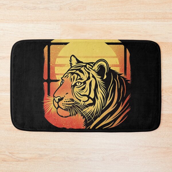 Item preview, Retro Vintage Tiger Aesthetic Illustration Art designed and sold by Yas_oma.