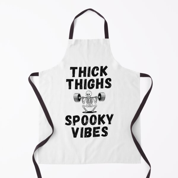Item preview, Thick Thighs and Spooky Vibes funny Halloween skeleton gym designed and sold by snowry.