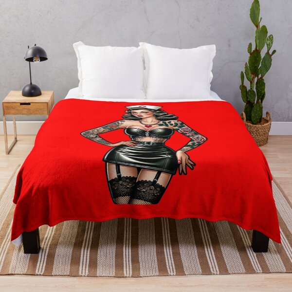 Item preview, Sexy Tattooed Nurse Pin-up designed and sold by PinUpPizzazz.