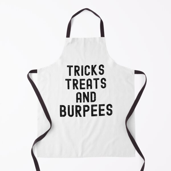Item preview, Tricks Treats and Burpees funny Halloween humor workout designed and sold by snowry.