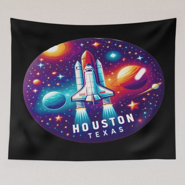Item preview, Houston, Texas USA - NASA designed and sold by Myra365Art.