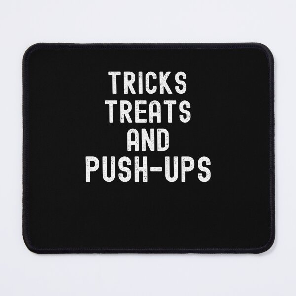 Item preview, Tricks Treats and Push-ups funny Halloween workout gym designed and sold by snowry.