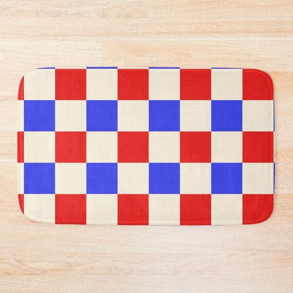 Item preview, Blue and Red Square Pattern designed and sold by LoveWithYou.