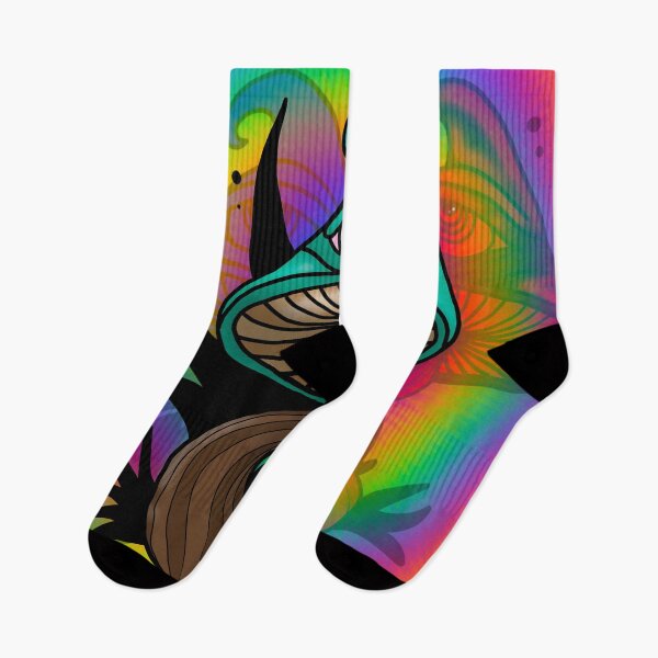Item preview, Tie-Dye Trippy Psychedelic All-Seeing Magic Mushroom Glitchy designed and sold by QueenS-Gallery.