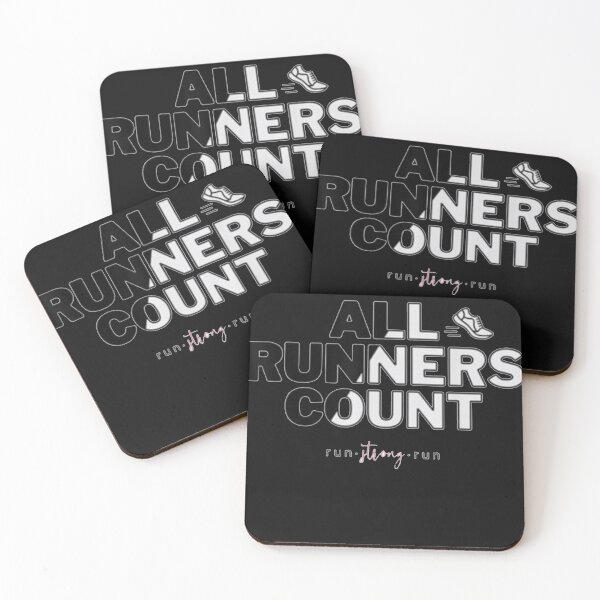 Item preview, All Runners Count Gift For Runners & Joggers designed and sold by AxstinGraphics.
