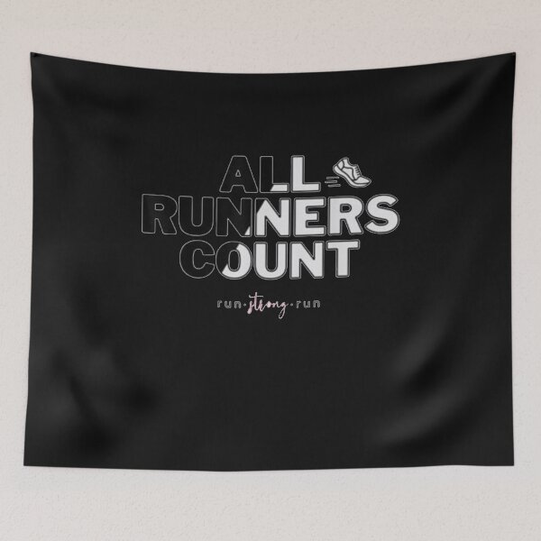 Item preview, All Runners Count Gift For Runners & Joggers designed and sold by AxstinGraphics.