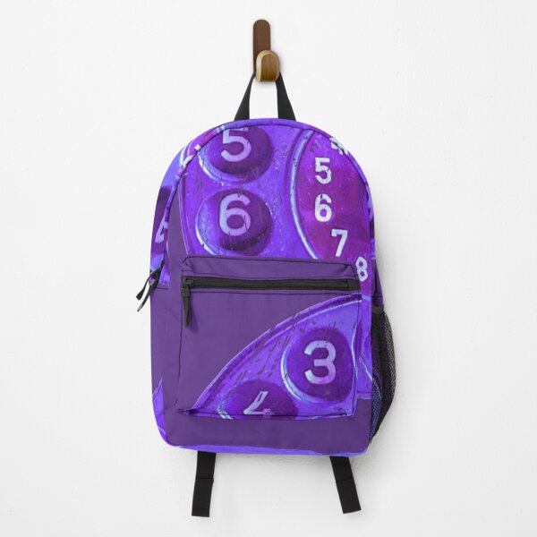 Item preview, Retro phone dial, purple grunge, vintage rotary telephone designed and sold by suekieper.