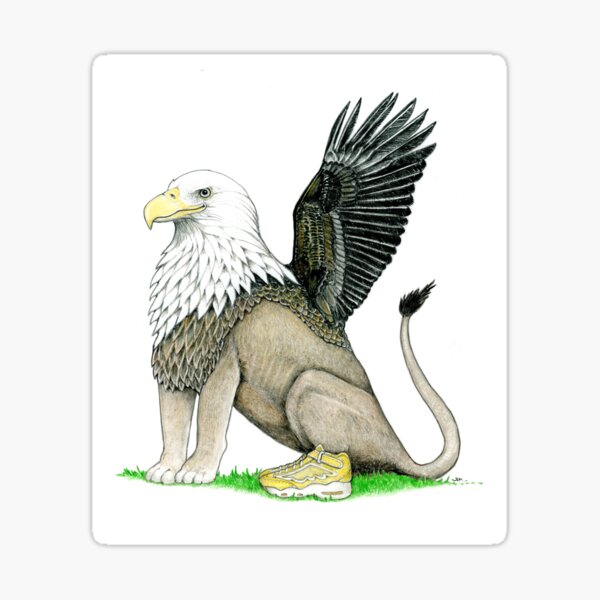Griffin in Sneakers Sticker