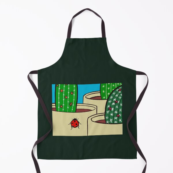 Item preview, Ladybird on cactus designed and sold by UnicornIque.