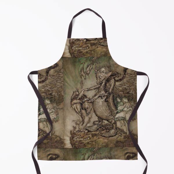 Item preview, The Fish King and the Dog Fish Arthur Rackham designed and sold by TeeARTHY.