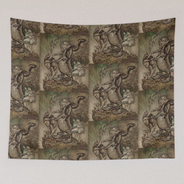 Item preview,  The Fish King and the Dog Fish Arthur Rackham designed and sold by TeeARTHY.