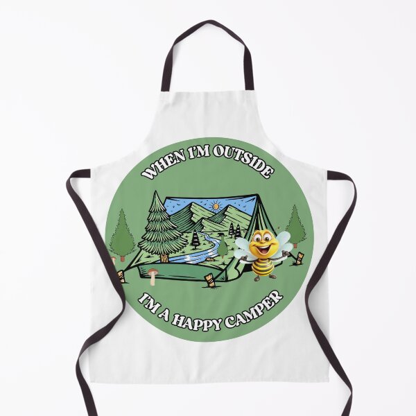 Item preview, WHEN I'M OUTSIDE I'M A HAPPY CAMPER designed and sold by Robertosdesigns.