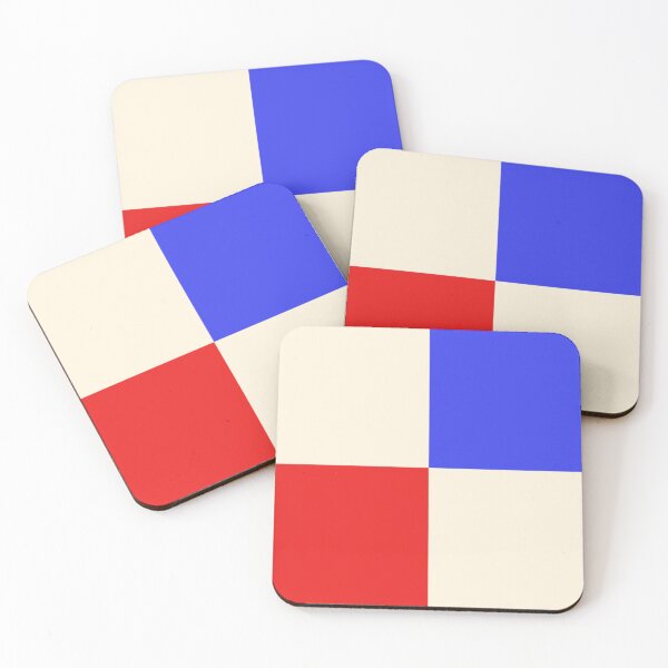 Item preview, Blue and Red Square Pattern designed and sold by LoveWithYou.