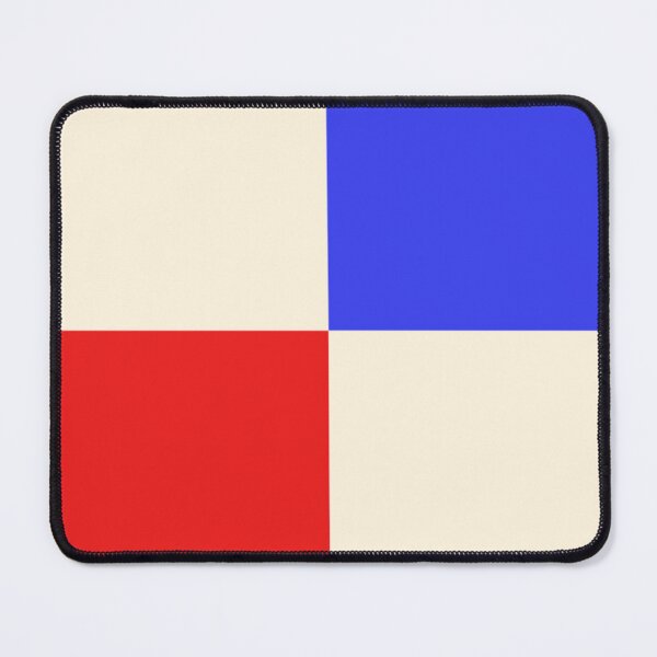 Item preview, Blue and Red Square Pattern designed and sold by LoveWithYou.