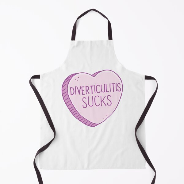 Item preview, Diverticulitis sucks! in pink candy heart designed and sold by jazzydevil.
