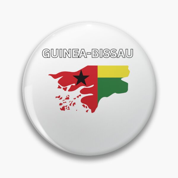 Item preview, Guinea-Bissau Flag Map Design designed and sold by atomstartup.