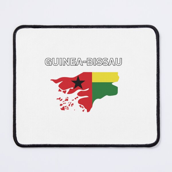 Item preview, Guinea-Bissau Flag Map Design designed and sold by atomstartup.