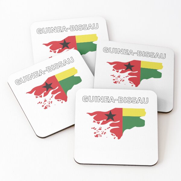 Item preview, Guinea-Bissau Flag Map Design designed and sold by atomstartup.