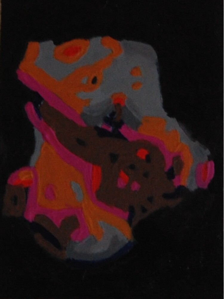Thumbnail 3 of 3, Sticker, An Artistic Teddy Bear designed and sold by artistDanJ.