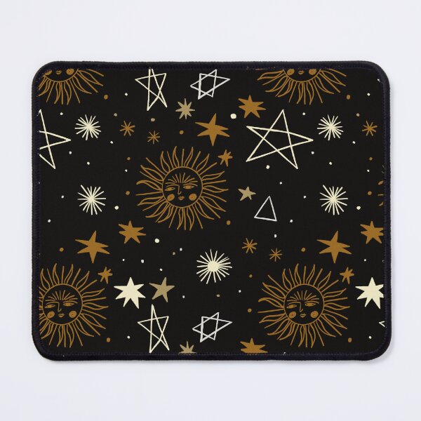 Item preview, Retro 90s Celestial Moon and Star Pattern by Illustrator Jemma Jamie SKidmore designed and sold by Jemma Jamie Skidmore.