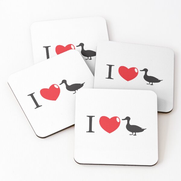 Item preview, I heart love ducks designed and sold by jazzydevil.