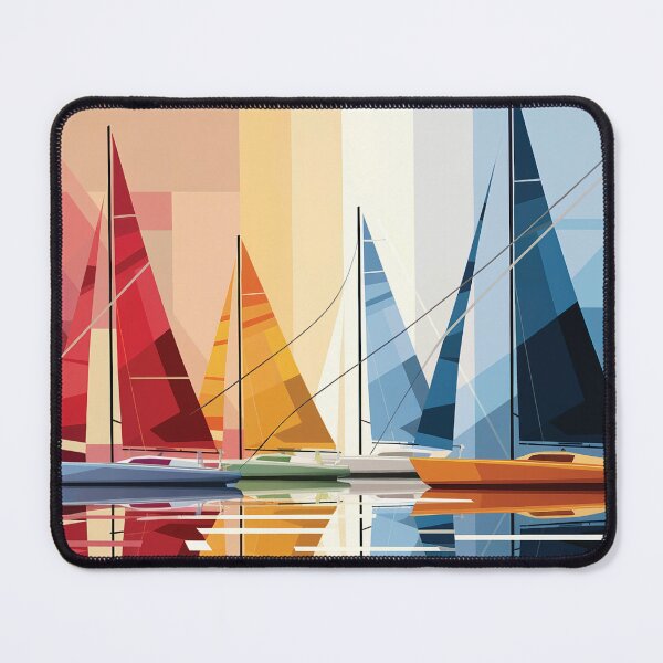 Item preview, Abstract Sailboats designed and sold by Random Designs.
