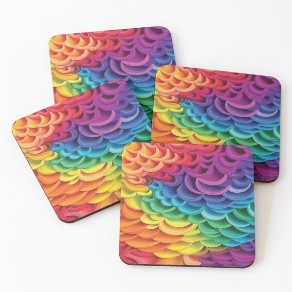 Item preview, Layered Rainbow Pattern designed and sold by Smiling Collie Designs.