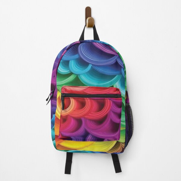 Item preview, Layered Rainbow Pattern designed and sold by Smiling Collie Designs.