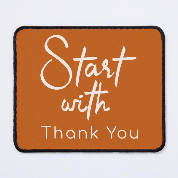 Item preview, Start With Thank You designed and sold by Upspire (Uplifting + Inspiring) Designs.