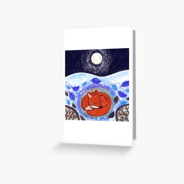 Item preview, Sleeping fox designed and sold by UnicornIque.
