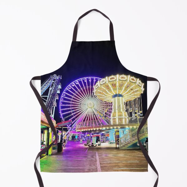 Item preview, Wildwood Nj Boardwalk at night Neon Lights designed and sold by ChattyKathieGifts.