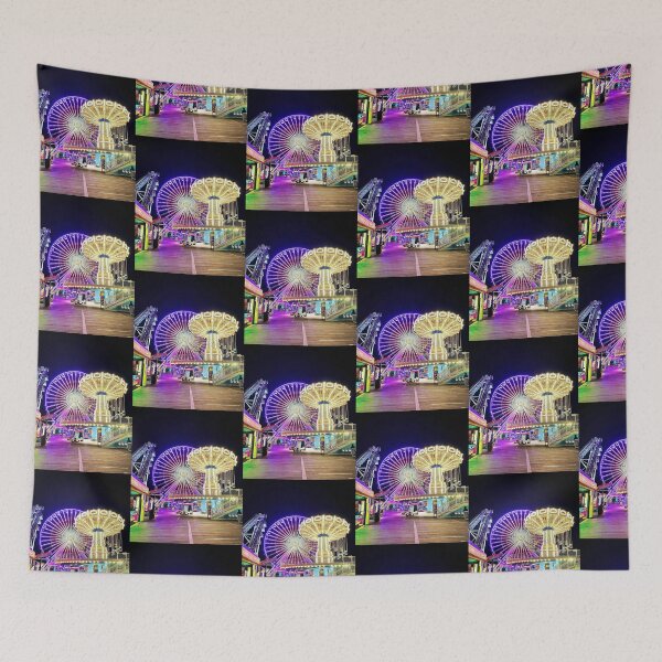 Item preview, Wildwood Nj Boardwalk at night Neon Lights designed and sold by ChattyKathieGifts.