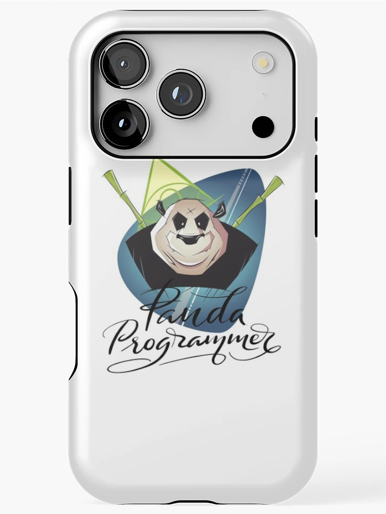 Thumbnail 1 of 4, iPhone Case, Panda Programmer Python Programming Language designed and sold by ProjectX23.