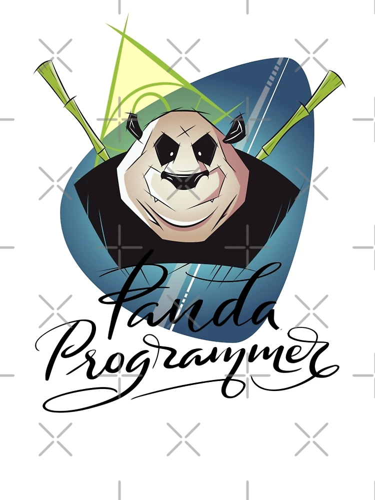 Thumbnail 5 of 5, A-Line Dress, Panda Programmer Python Programming Language designed and sold by ProjectX23.