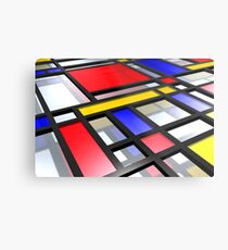 Mondrian inspiriert 3D Metalldruck