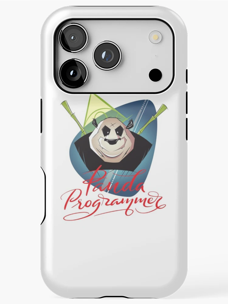 Thumbnail 1 of 4, iPhone Case, Panda Programmer Python Programming Language designed and sold by ProjectX23.