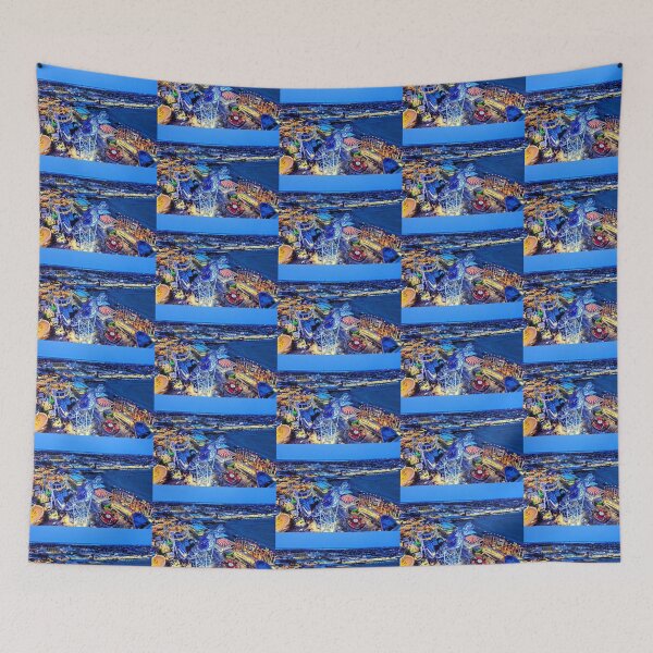 Item preview, Wildwood NJ sunset aerial view boardwalk designed and sold by ChattyKathieGifts.
