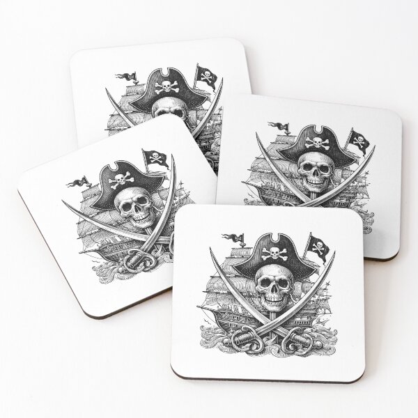 Item preview, Bold and Striking Skull and Crossbones Jolly Roger  designed and sold by NTGUILTY.